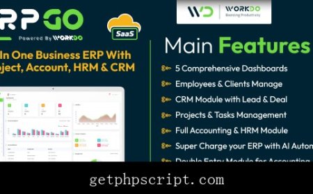 ERPGo SaaS  All In One Business ERP With Project, Account, HRM, CRM & POS