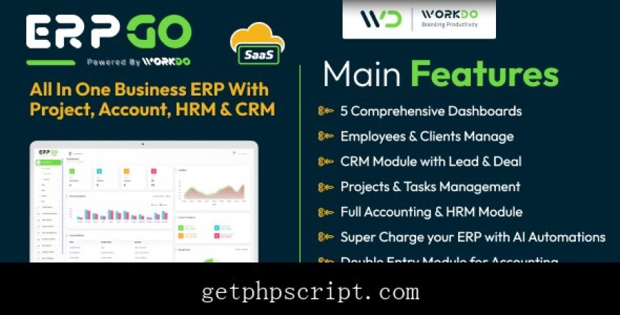 ERPGo SaaS  All In One Business ERP With Project, Account, HRM, CRM & POS