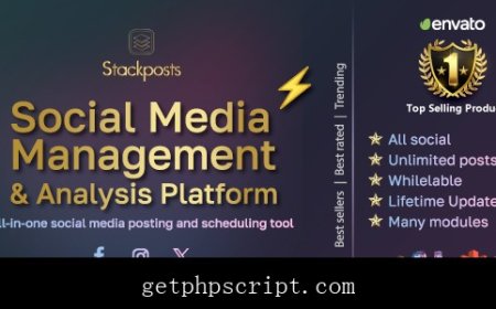 Stackposts - Social Marketing Tool + All Modules  Social Media Management & Analysis Platform
