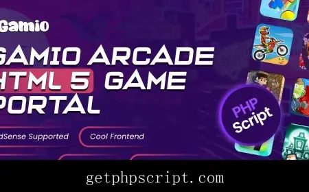 Gamio Arcade HTML 5 Game Portal